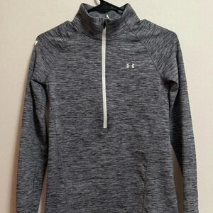 Under Armour - Women’s Athletic Gray Quarter-Zip Pullover - Size XS